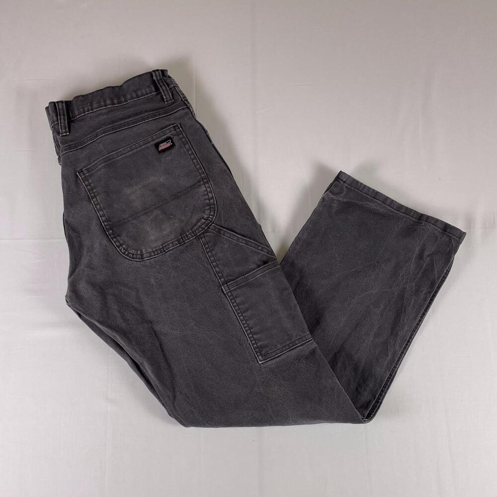 Dickies Carpenter Pants Grey Baggy Workwear 34x30